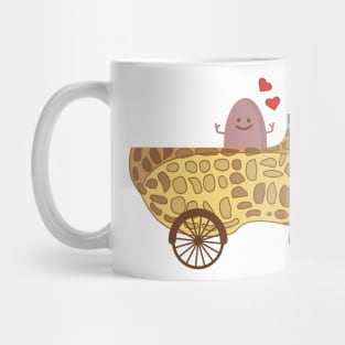 Peanut baby in the stroller Mug